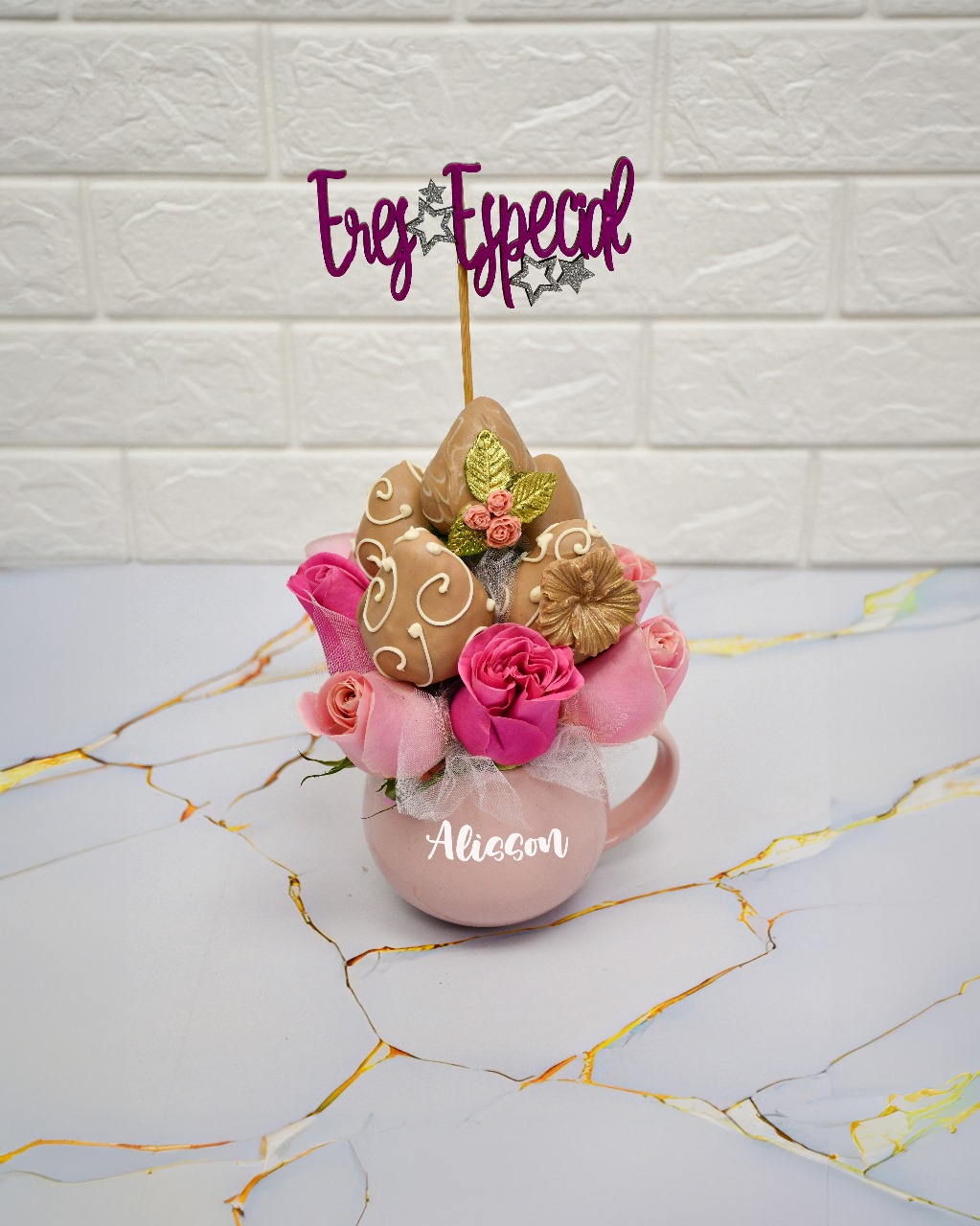 TAZA ROSA
